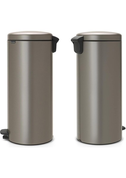 Çöp Kutusu 30 Litre Newicon Pedallı Platin 114441 modelleri