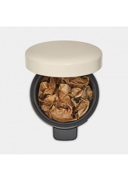 Çöp Kutusu 3 Litre Newicon Pedallı Mat Bej 149887 fırsatları