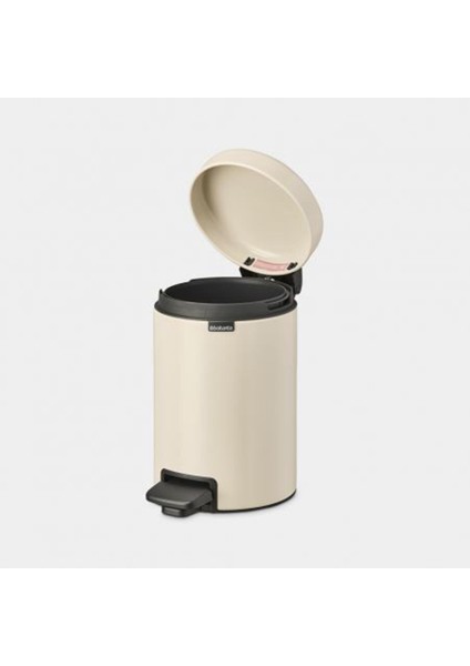 Çöp Kutusu 3 Litre Newicon Pedallı Mat Bej 149887 indirimleri