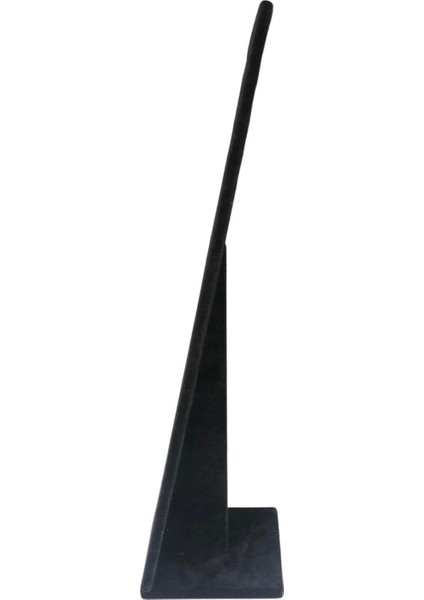 Kolye & Zincir Standı Ayaklı Siyah Süet 40 cm