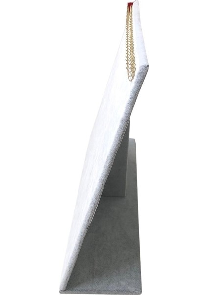 Ayaklı Kolye Zincir & Kolye Standı (30'lu)Gri (26 X35 Cm)Yatay