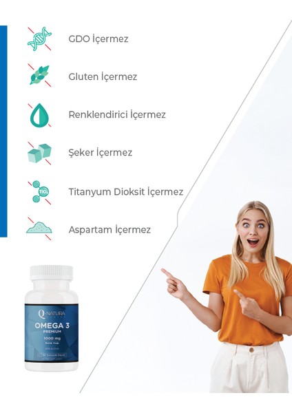 Omega 3 Premium 30 Softgell Kapsül