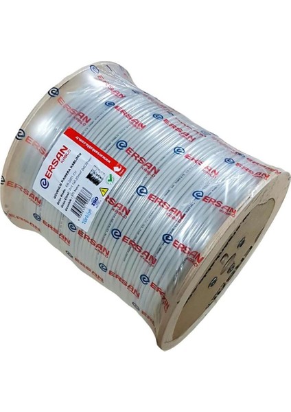 Kablo 2+1 0.22MM Cu Bakır 500MT Güvenlik Kamera Kablosu