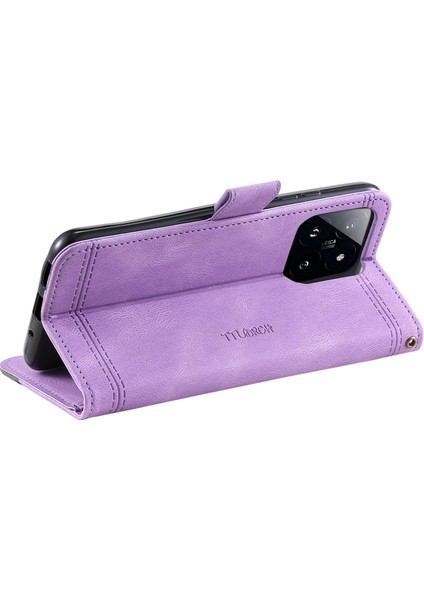 Xiaomi 14 Pro Kılıf Rfıd Engelleme Cüzdan Stand Telefon Kapağı (Yurt Dışından) fırsatları