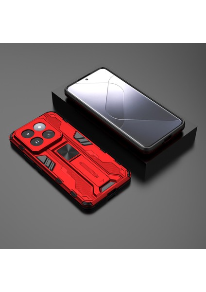 Xiaomi 14 Pro Kılıf Anti-Cratch Pc+Tpu Kickstand Telefon Geri Kapağı (Yurt Dışından) modelleri