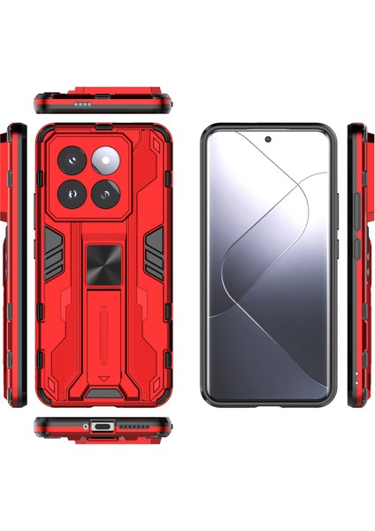Xiaomi 14 Pro Kılıf Anti-Cratch Pc+Tpu Kickstand Telefon Geri Kapağı (Yurt Dışından) indirimleri