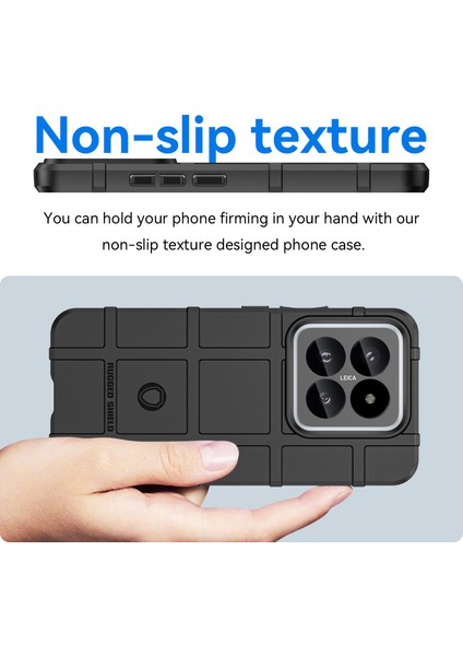 Xiaomi 14 Pro Slim-Fit Square Grid Doku Tpu Telefon Kapağı (Yurt Dışından) fırsatları