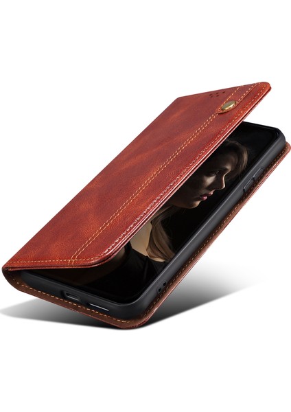Xiaomi 14 Pro Pu Deri Çaşır At Telefon Kılıfı Stand Cüzdan Cep Telefonu Kapağı (Yurt Dışından) fırsatları
