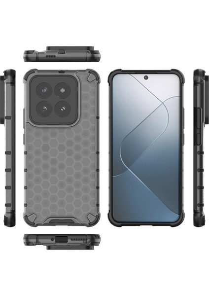 Xiaomi 14 Pro Kılıf Honeycomb Tasarım Anti-Cratch Telefon Kapağı (Yurt Dışından) indirimleri