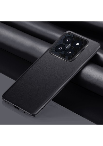 Xiaomi 14 Pro Kılıf Metal Lens Koruma Pu Deri Kaplı Arka Kapak (Yurt Dışından) indirimleri