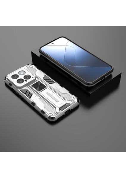 Xiaomi 14 Kılıf Pc+Tpu Anti-Drop Telefon Kapağı Katlanabilir Kickstand ile (Yurt Dışından) modelleri