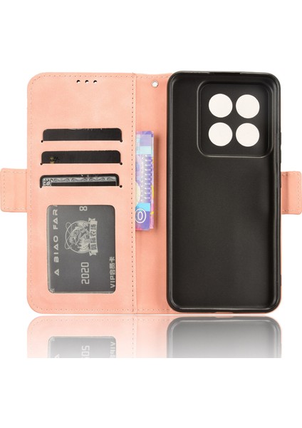 Xiaomi 14 Pro Kılıf Anti-Cratch Deri Akıllı Telefon Kapağı Birden Fazla Kart Yuvası (Yurt Dışından) indirimleri