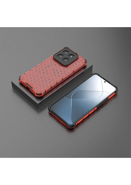 Xiaomi 14 Pro Kılıf Honeycomb Tasarım Anti-Cratch Telefon Kapağı (Yurt Dışından) fırsatları