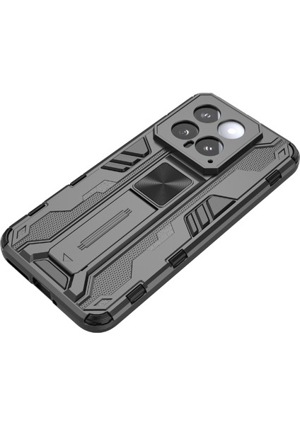 Xiaomi 14 Kılıf Pc+Tpu Anti-Drop Telefon Kapağı Katlanabilir Kickstand ile (Yurt Dışından) modelleri