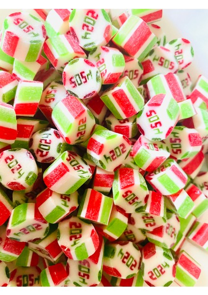 2025 Desenli Özel Yılbaşı Lolly Şeker 250 gr