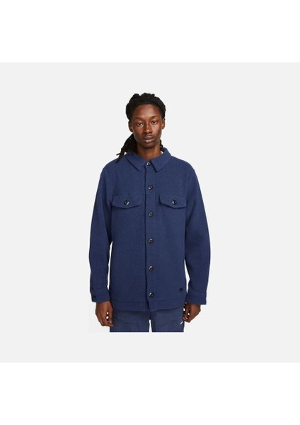 Sportswear Sports Utility Sherpa Full-Buttoned Erkek Ceket Oduncu Gömlek Oversize FD4334-410