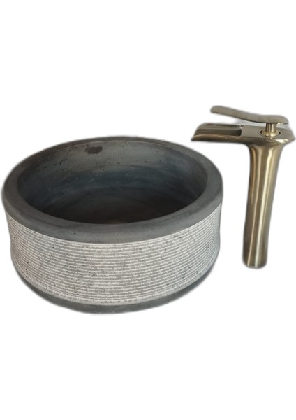 Taramalı Bazalt Tekerlek Lavabo