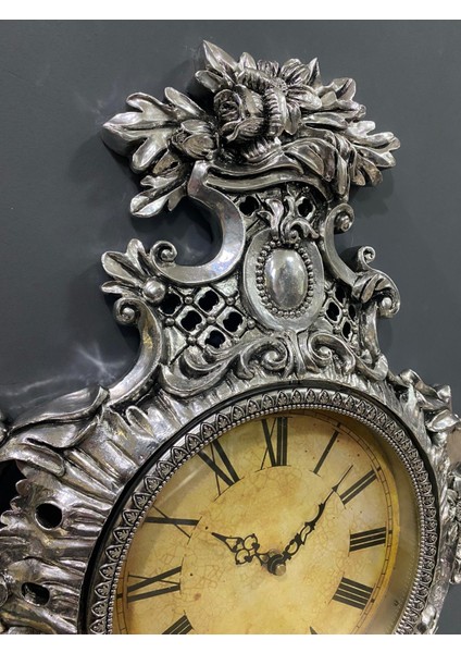 Polyester Klasik Duvar Saati 67X38CM modelleri