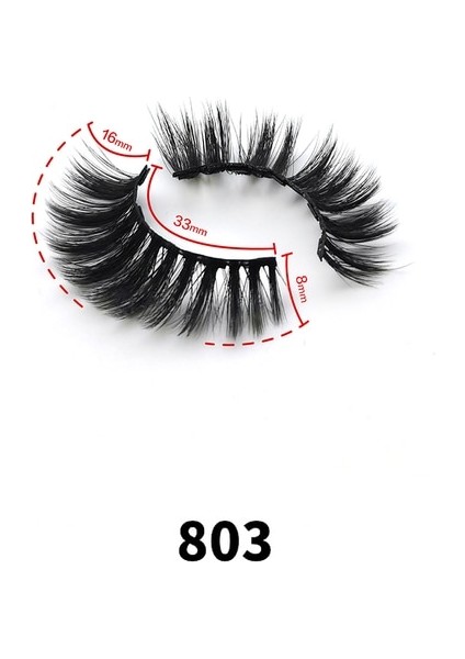 803 Owosc 5d Vizon Yanlış Kirpik Manyetik Kirpik Mıknatıs Eyeliner Su Geçirmez Sıvı Uzun Ömürlü Uzatma Makyaj Özel Logo Kutusu (Yurt Dışından)