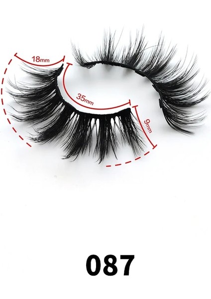 803 Owosc 5d Vizon Yanlış Kirpik Manyetik Kirpik Mıknatıs Eyeliner Su Geçirmez Sıvı Uzun Ömürlü Uzatma Makyaj Özel Logo Kutusu (Yurt Dışından)