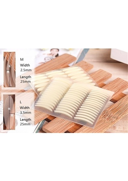 240 Adet 2.5mm x 25MM 240 ADET/600 Adet Makyaj Göz Kapağı Bandı Yapışkanlı (Yurt Dışından)