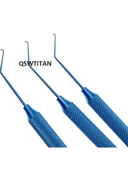 1.95MM Titanyum Oftalmik Fako Kıyıcı Kanca 4 Tip PENÇE/1.25MM/1.5MM/1.95MM Ucu Göz Cerrahi Aletler (Yurt Dışından)