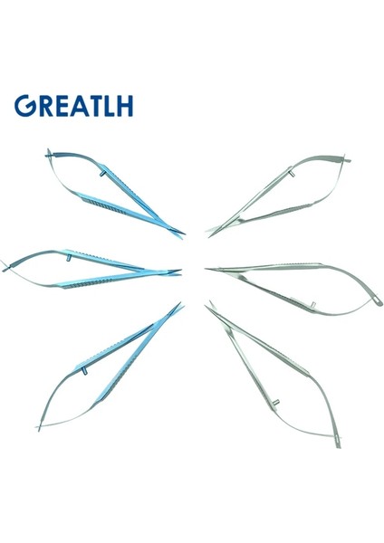 Kavisli-B Oftalmik Venüs Makas Oftalmik Forseps Hayvan Deneyi 8.2 cm Paslanmaz Çelik/titanyum Oftalmik Aletler (Yurt Dışından) modelleri