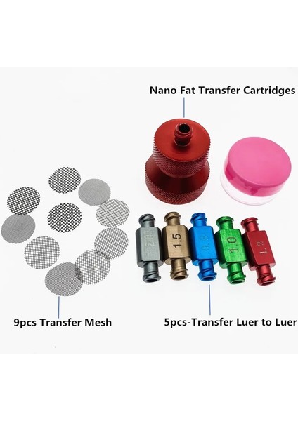 Transfer Luer 1.5mm Liposuction Nano Yağ Transfer Kiti Güzellik Araçları Için Kozmetik Uygulama Aletleri Titanyum Liposuction Dönüştürücü (Yurt Dışından) fiyatları