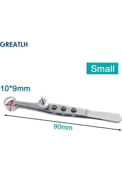 Paslanmaz Küçük 1 Adet Şalazyon Forseps Titanyum Alaşımlı Oftalmik Cımbız Paslanmaz Çelik Oftalmik Alet (Yurt Dışından)