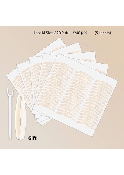 M 240 Adet Göz Kapağı Bant Etiket Yapışkanlı (Yurt Dışından) modelleri