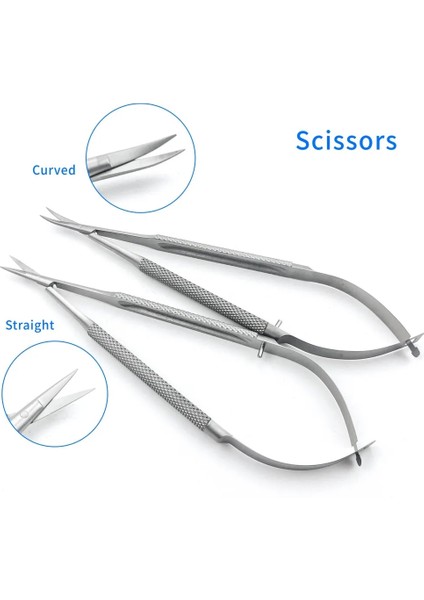 18 cm Kavisli Oftalmik Mikro Kornea Makası 12.5-18 cm El Aleti Cerrahi Paslanmaz Çelik Oftalmik Alet (Yurt Dışından) fiyatları