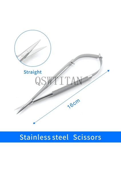 18 cm Kavisli Oftalmik Mikro Kornea Makası 12.5-18 cm El Aleti Cerrahi Paslanmaz Çelik Oftalmik Alet (Yurt Dışından) indirimleri