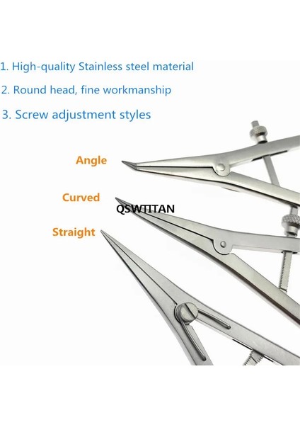Titanyum Düz Castroviejo Kaliper 20MM Vida Ayarı Kaliper Oftalmik Cerrahi Alet (Yurt Dışından) modelleri