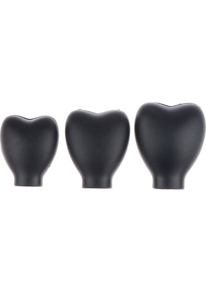 Siyah 3 Adet 1/3 Adet Makyaj Fırçası Toz Geçirmez Kapak Makyaj Fırçası Koruyucu Makyaj Fırçası Seyahat Saklama Kutusu Koruma Fırçası Kıl Yumuşak Temiz (Yurt Dışından)