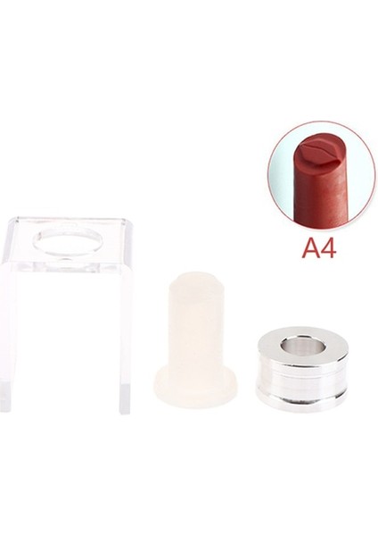3pcs-A4 1/3 Adet/takım Silikon Ruj Kalıp Alüminyum Halka Kalıp Tutucu Dıy El Sanatları Araçları Kolay Yüksek Kaliteli Güzellik Ruj Kitleri (Yurt Dışından)