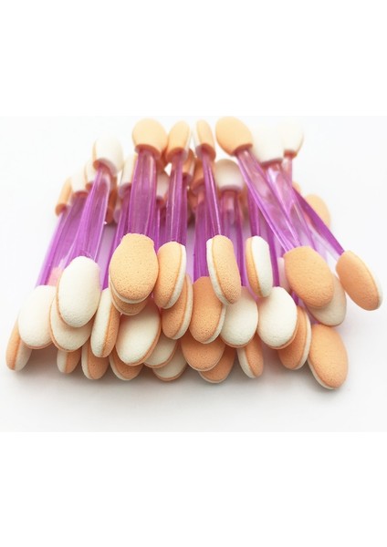 5pcs-Black Ltwego 50/5pcs Tek Kullanımlık Göz Farı Fırçası Çift Taraflı Sünger Naylon Seti Makyaj Göz Farı Fırçaları Kozmetik Aplikatör Makyajı Için (Yurt Dışından)