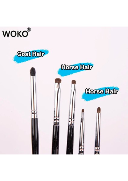 Woko 026-2 Adet Makyaj Fırçası (Yurt Dışından)
