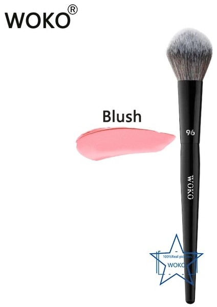 Woko 96 Pro 96 Allık Fırçası Yüz Kontur Fosforlu Allık Fırçası Profesyonel Bronzlaştırıcı Pudra Allık Fırçası Yüksek Kaliteli Allık Makyaj Aracı (Yurt Dışından)