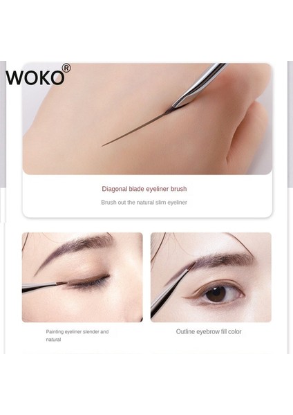 5 Adet Eyeliner Makyaj Fırçası(Yurt Dışından)