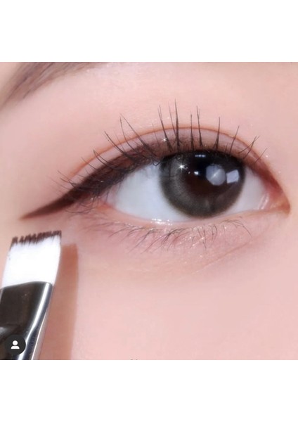 3ADET Siyah Altın 1/2/3pcs Blade Eyeliner Kaş Fırçaları Ultra Ince Ince Küçük Açılı Düz Makyaj Fırçaları Yüksek Kaliteli Kaş Kontur Makyaj Araçları (Yurt Dışından)
