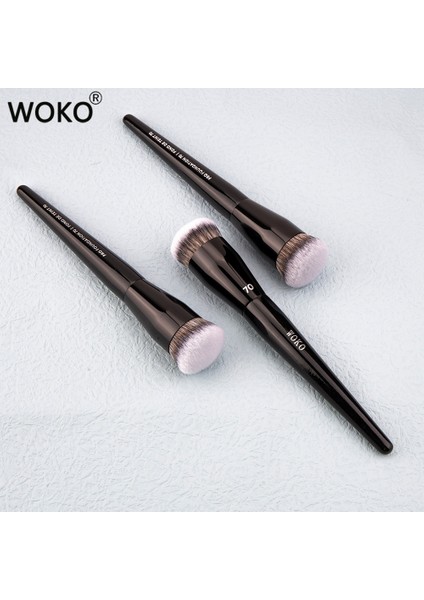 Woko 96-71 70 Pro Büyük Fondöten Fırça Krem Fondöten Makyaj Fırçası Tombul Profesyonel Sentetik Saç Yüz Kontur Fondöten Makyaj Aracı (Yurt Dışından) fiyatları