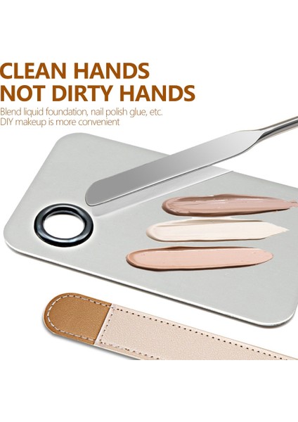 420 Gül Altın Paslanmaz Çelik Makyaj Fondöten Spatula Mix (Yurt Dışından) modelleri