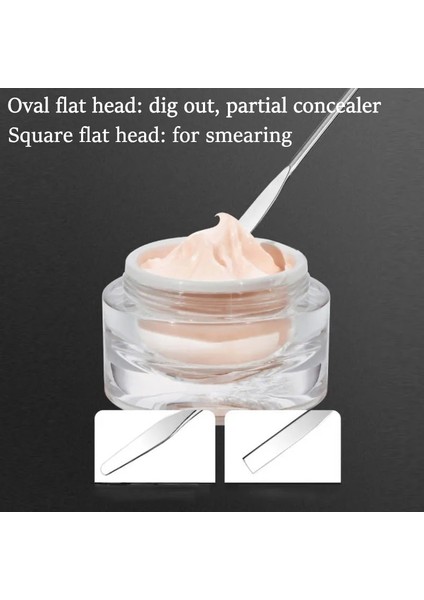 Oval Akrilik Palet Spatula Çubuk Karıştırma Set (Yurt Dışından)