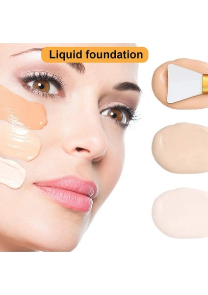 E 7 Renk Profesyonel Silikon Maske Fırçası Yumuşak Ucu Esnek Yüz Çamur Aplikatörü Vücut Losyonu Fırçaları Güzellik Smear Malzemeleri Aracı (Yurt Dışından)