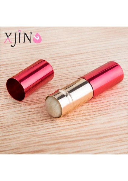 Kırmızı Xjıng 1 Adet Geri Çekilebilir Makyaj Fırçaları Pudra Fondöten Karıştırma Allık Fırçası Makyaj Kozmetik Fırçaları Kadın Maquillage Fırçası (Yurt Dışından)