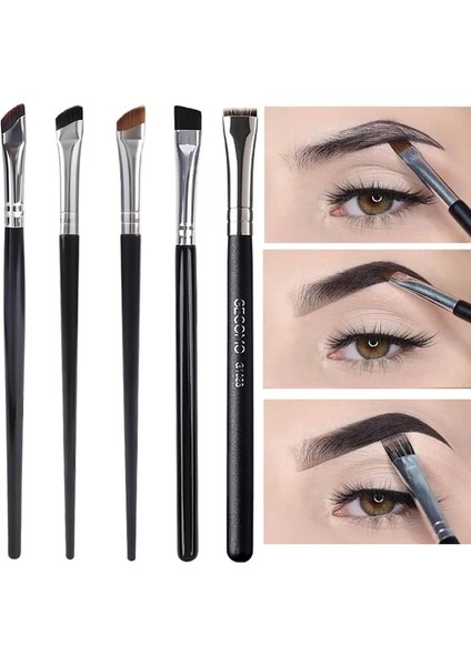Beyaz Konik S 1/2/3pcs Blade Eyeliner Kaş Fırçaları Ultra Ince Ince Küçük Açılı Düz Makyaj Fırçaları Yüksek Kaliteli Kaş Kontur Makyaj Araçları (Yurt Dışından) fiyatları