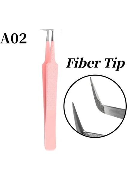 A02 Fiber Ucu Fiber Ipuçları Kirpik Uzantıları Için Kaş Cımbızı Kirpik Cımbızı Fiber Ucu ile Kirpik Cımbızı Kaş Epilasyon Cımbızı (Yurt Dışından)