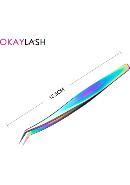 Lavanta Düz Okaylash Profesyonel Metal Cımbız Greft Kirpikler Için Hassas Kerpeten Klipler Kirpik Uzatma Güzellik Araçları (Yurt Dışından) fiyatları