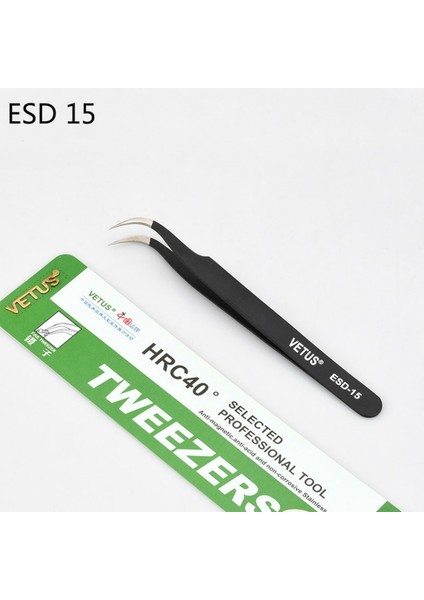 Esd 16 100% Vetus Esd Anti-Statik Paslanmaz Çelik Cımbız Bakım Araçları Endüstriyel Hassas Kavisli Düz Cımbız Tamir Araçları (Yurt Dışından) modelleri