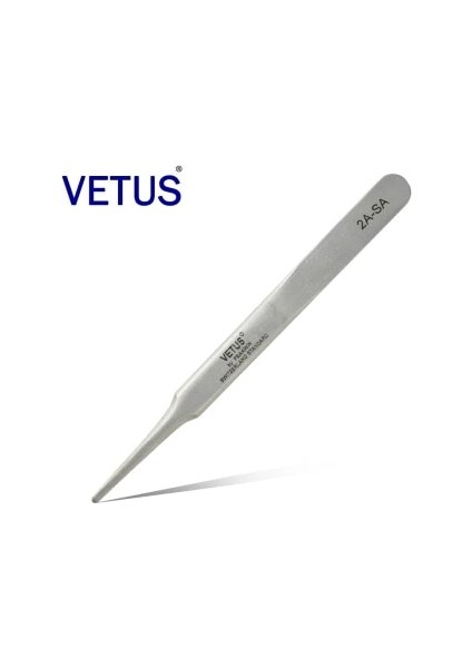 2A-SA Vetus Sa Serisi Paslanmaz Çelik Aşırı Ince Yüksek Hassasiyetli Antimanyetik Anti Asit Cımbız Kirpik Uzatma Için Pro Aracı (Yurt Dışından)